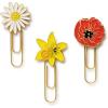 RIFLE PAPER CO. Garden Study Enamel Paper Clip Set, Use for Organizing, Decorating and More for Important Documents, Designed with Both Style and Function in Mind