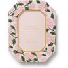 RIFLE PAPER CO. Pink Hydrangea 4×6 Picture Frame, For Special Photos With Friends And Family, Stylized Pattern Single Photo Frame For Desks, Cabinets, And Nightstands