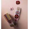 RIFLE PAPER CO. Envelope Seals | 250 Seals, Adhesive Backing, Box With Dispensing Slot, Add a Pretty Accent to Your Correspondence (1.5″ W), Thank You(Gemma)