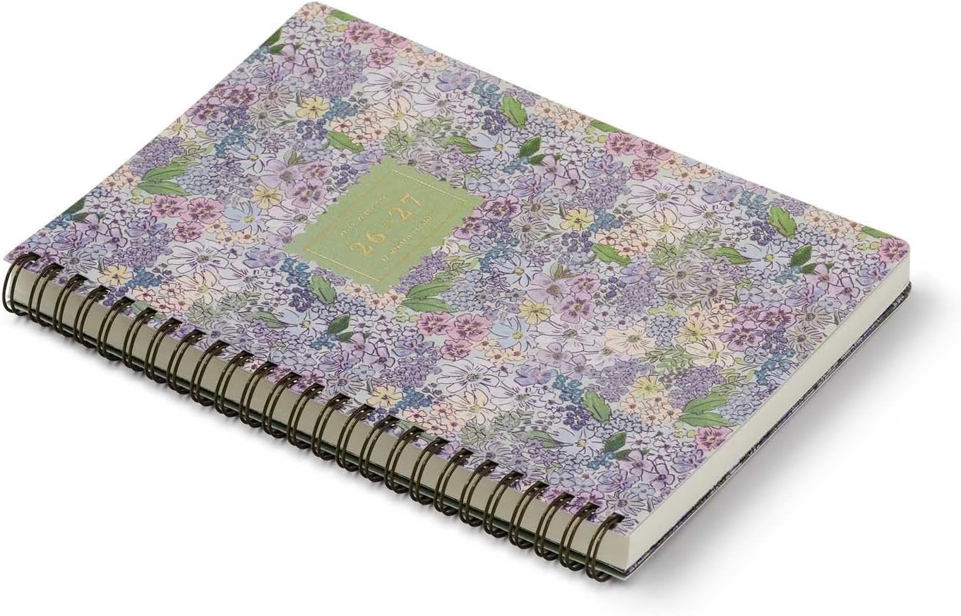 imageRIFLE PAPER CO 2027 Mimi 17Month Academic Softcover Spiral Planner 1 Aug 2026 Dec 2027 85 L x 625 W Weekly and Monthly View Pages for Contacts and Goals Pockets for Storage