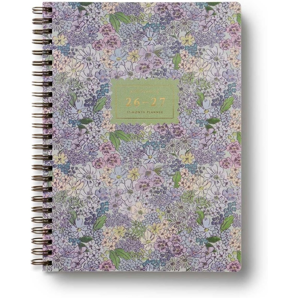imageRIFLE PAPER CO 2027 Mimi 17Month Academic Softcover Spiral Planner 1 Aug 2026 Dec 2027 85 L x 625 W Weekly and Monthly View Pages for Contacts and Goals Pockets for Storage