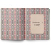 RIFLE PAPER CO. 2027 12-Month Appointment Notebook, Includes Sections for Monthly Views and features Important Dates and Extra Notes, Featuring Ladies Night Book Club Pattern