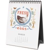 RIFLE PAPER CO. 2027 Country Farm Desk Calendar, Dated for the Months of January – December 2027, Includes 12 Illustrations, Remember Birthdays, Anniversaries, Celebrations and More