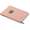 RIFLE PAPER CO. Pinking Stripe Softcover Journal 150 Lined Pages, 8.5″ L x 6.25″ W, Linen Textured Paper-Wrapped Hardboard Cover, Includes Grosgrain Ribbon Bookmark