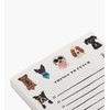 RIFLE PAPER CO. Checklist Notepad 75 Tear-Off Pages, Manage Important Tasks, Jot Down a To-Do List, or Leave a Sweet Message with our Illustrated Notepads (6.5″ L x 4.25″ W), Cool Cats(Dog Days)