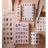 RIFLE PAPER CO. Checklist Notepad 75 Tear-Off Pages, Manage Important Tasks, Jot Down a To-Do List, or Leave a Sweet Message with our Illustrated Notepads (6.5″ L x 4.25″ W), Cool Cats(Dog Days)