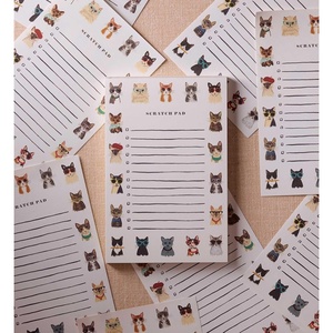 RIFLE PAPER CO. Checklist Notepad 75 Tear-Off Pages, Manage Important Tasks, Jot Down a To-Do List, or Leave a Sweet Message with our Illustrated Notepads (6.5″ L x 4.25″ W), Cool Cats(Cool Cats)