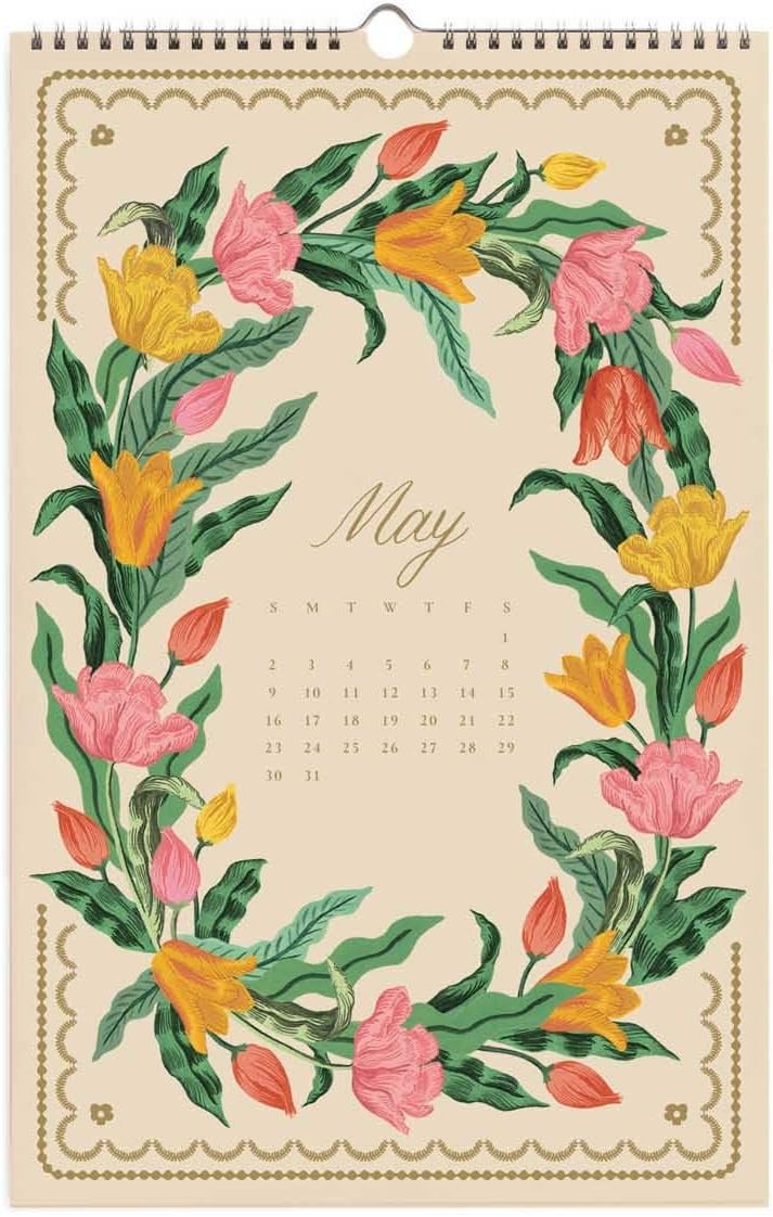 image:imageRIFLE PAPER CO 2027 Dog of the Month Kitchen Calendar Dated for the Months of Jan Dec 2027 Includes 12 Illustrations Remember Birthdays Anniversaries Celebrations and MoreBotanical Garden