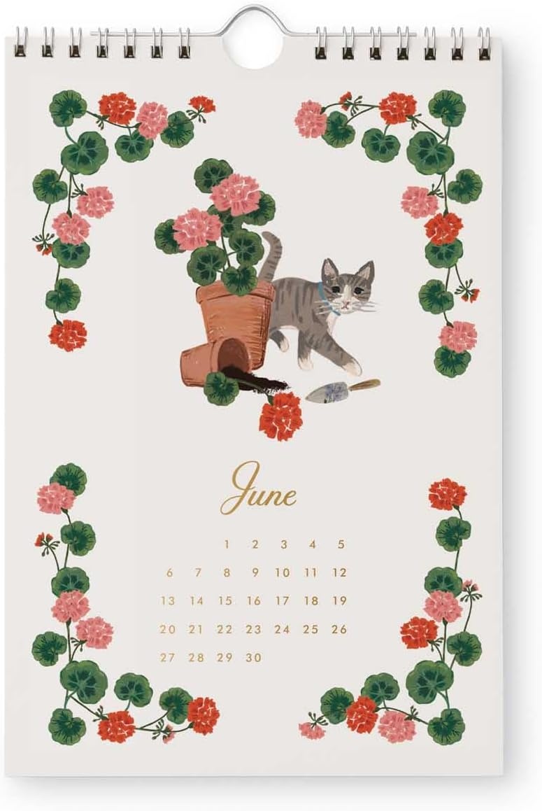 image:imageRIFLE PAPER CO 2027 Dog of the Month Kitchen Calendar Dated for the Months of Jan Dec 2027 Includes 12 Illustrations Remember Birthdays Anniversaries Celebrations and MoreGarden Study