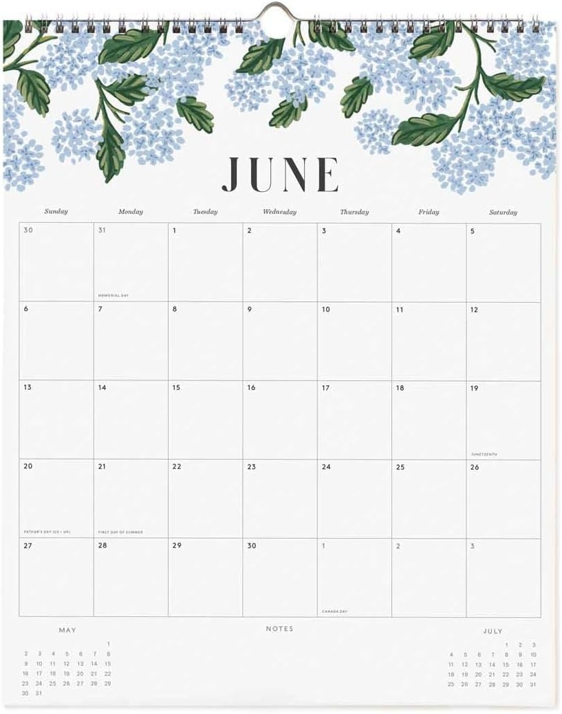 image:imageRIFLE PAPER CO 2027 Dog of the Month Kitchen Calendar Dated for the Months of Jan Dec 2027 Includes 12 Illustrations Remember Birthdays Anniversaries Celebrations and MoreFloral
