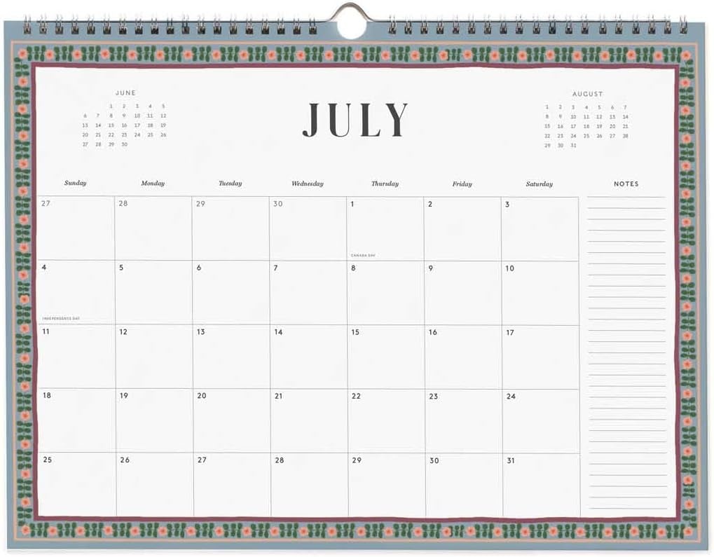 image:imageRIFLE PAPER CO 2027 Dog of the Month Kitchen Calendar Dated for the Months of Jan Dec 2027 Includes 12 Illustrations Remember Birthdays Anniversaries Celebrations and MorePaisley