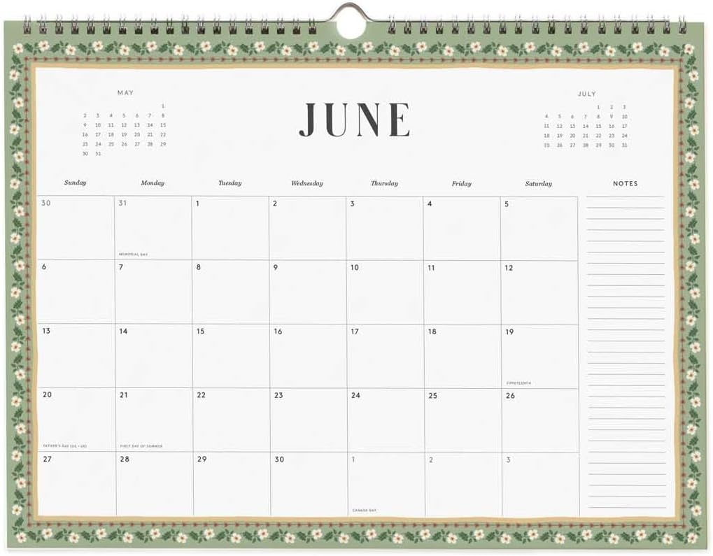 image:imageRIFLE PAPER CO 2027 Dog of the Month Kitchen Calendar Dated for the Months of Jan Dec 2027 Includes 12 Illustrations Remember Birthdays Anniversaries Celebrations and MorePaisley