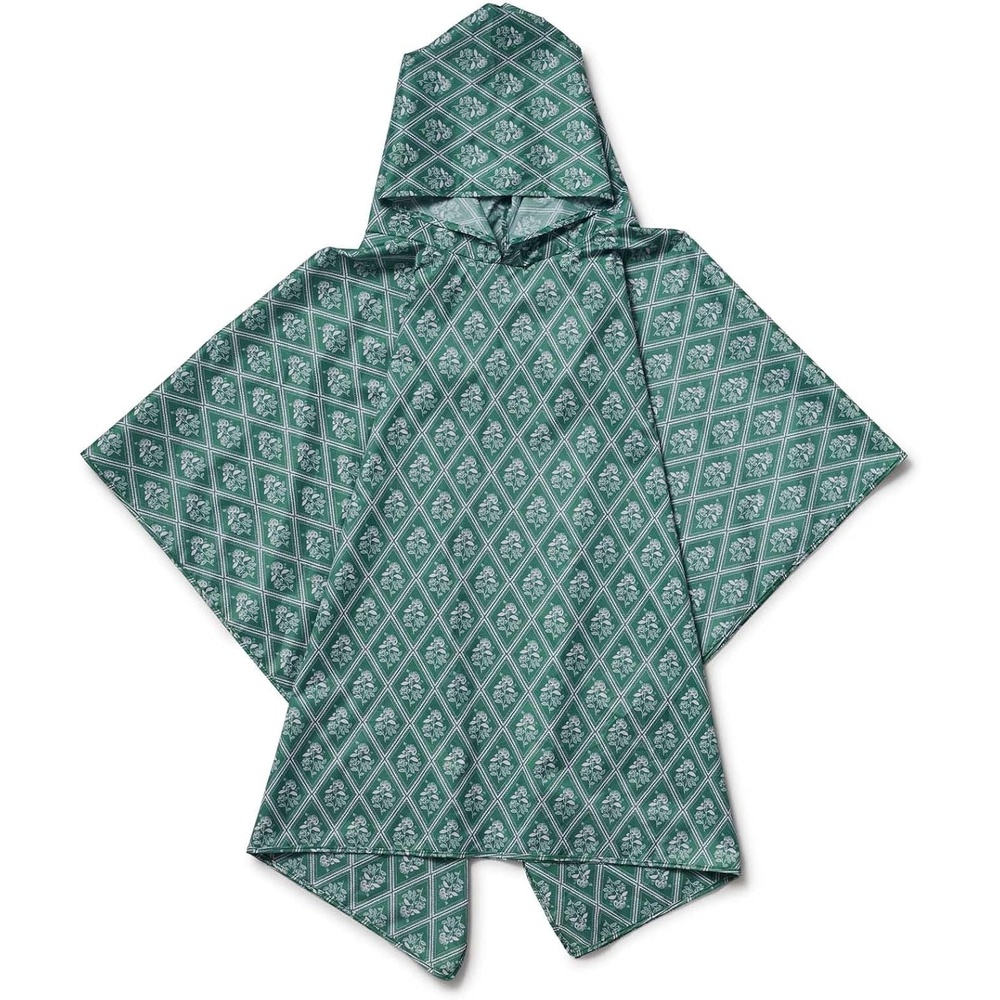 image:imageRIFLE PAPER CO Rose Study Packable Rain Poncho Printed in Full Color Easily Packs into Attached Pouch Made From 100 Recycled Polyester 492 W x 354 L