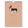 RIFLE PAPER CO. 2027 Dog of the Month Kitchen Calendar, Dated for the Months of Jan. – Dec. 2027, Includes 12 Illustrations, Remember Birthdays, Anniversaries, Celebrations and More(Cats & Dogs)