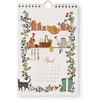 RIFLE PAPER CO. 2027 Dog of the Month Kitchen Calendar, Dated for the Months of Jan. – Dec. 2027, Includes 12 Illustrations, Remember Birthdays, Anniversaries, Celebrations and More(Garden Study)