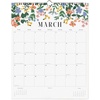 RIFLE PAPER CO. 2027 Dog of the Month Kitchen Calendar, Dated for the Months of Jan. – Dec. 2027, Includes 12 Illustrations, Remember Birthdays, Anniversaries, Celebrations and More(Floral)