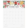 RIFLE PAPER CO. 2027 Dog of the Month Kitchen Calendar, Dated for the Months of Jan. – Dec. 2027, Includes 12 Illustrations, Remember Birthdays, Anniversaries, Celebrations and More(Floral)