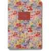 RIFLE PAPER CO. Assorted Set of 3 Mimi Notebooks, 8.5″ L x 6″ W, Set Of 3, 64 Ruled Pages With Gold Ink, Full-Color Die-Cut Canvas Cover With White Text Paper Interior(Mimi)
