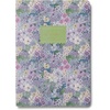 RIFLE PAPER CO. Assorted Set of 3 Mimi Notebooks, 8.5″ L x 6″ W, Set Of 3, 64 Ruled Pages With Gold Ink, Full-Color Die-Cut Canvas Cover With White Text Paper Interior(Mimi)