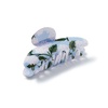 RIFLE PAPER CO. Hydrangea Claw Clip Set, Styling Hair Accessory for Women, Fashion Set for Girls, Floral Print for Everyday Use and Keeping your Locks Controlled(Hydrangea)