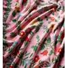 RIFLE PAPER CO. Rosette Floral Pattern Ultra-Soft Plush Fleece Throw Blanket, Luxuriously Soft Screen Printed Throw, 100% Polyester (80″ W X 50″ L), Perfect for Snuggling