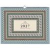 RIFLE PAPER CO. 2027 Dog of the Month Kitchen Calendar, Dated for the Months of Jan. – Dec. 2027, Includes 12 Illustrations, Remember Birthdays, Anniversaries, Celebrations and More(Paisley)