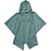 RIFLE PAPER CO. Rose Study Packable Rain Poncho, Printed in Full Color, Easily Packs into Attached Pouch, Made From 100% Recycled Polyester (49.2″ W x 35.4″ L)