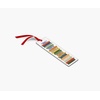 RIFLE PAPER CO. Book Club Bookmark 6″ L x 1.75″ W, Saffiano PU with a Grosgrain Ribbon, Metallic Gold Foil Logo, Perfect for Book Lovers, Writers, & Readers(Book Club)