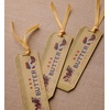 RIFLE PAPER CO. Book Club Bookmark 6″ L x 1.75″ W, Saffiano PU with a Grosgrain Ribbon, Metallic Gold Foil Logo, Perfect for Book Lovers, Writers, & Readers(Home Sweet Home)