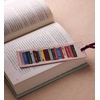 RIFLE PAPER CO. Book Club Bookmark 6″ L x 1.75″ W, Saffiano PU with a Grosgrain Ribbon, Metallic Gold Foil Logo, Perfect for Book Lovers, Writers, & Readers(Ladies Night Book Club)