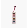 RIFLE PAPER CO. Book Club Bookmark 6″ L x 1.75″ W, Saffiano PU with a Grosgrain Ribbon, Metallic Gold Foil Logo, Perfect for Book Lovers, Writers, & Readers(Ladies Night Book Club)