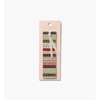 RIFLE PAPER CO. Book Club Bookmark 6″ L x 1.75″ W, Saffiano PU with a Grosgrain Ribbon, Metallic Gold Foil Logo, Perfect for Book Lovers, Writers, & Readers(Gemma)